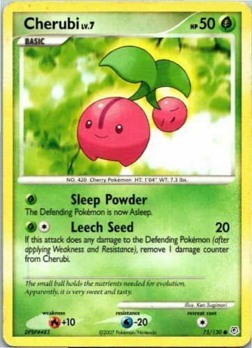 Cherubi 75/130 Diamond & Pearl Common Light Play LP Pokemon DNA GAMES