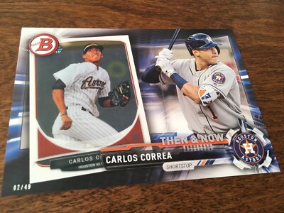 その他 CARLOS CORREA bowman refractor auto 2013 Bowman Platinum - Prospects Carlos Correa #BPCP23