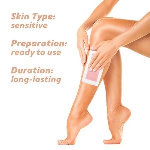 10pcs Easy Waxing Strips Paper Cold Wax Legs Arms Body Facial Hair