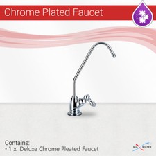 Reverse Osmosis RO Deluxe Style CP Chrome Plated Non Air Gap Water Filter Faucet