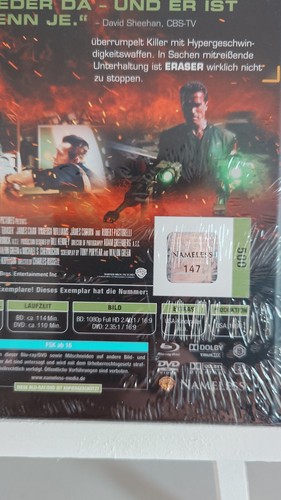 Schwarzenegger Eraser Mediabook A Nameless Media Blu-ray - Bild 6 von 6
