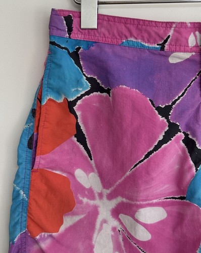 Allsaints “Mallorca” Swimming Shorts Pink Purple Tie-dye Small - Picture 3 of 14