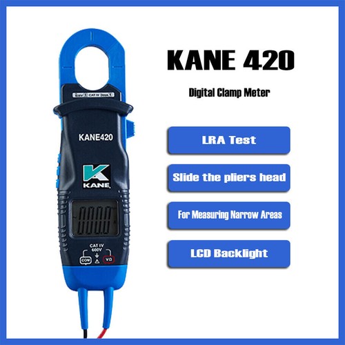 KANE420 Digital Clamp Meter Use For Measuring Narrow Areas 600V AC/DC ⊕IK - Picture 1 of 7