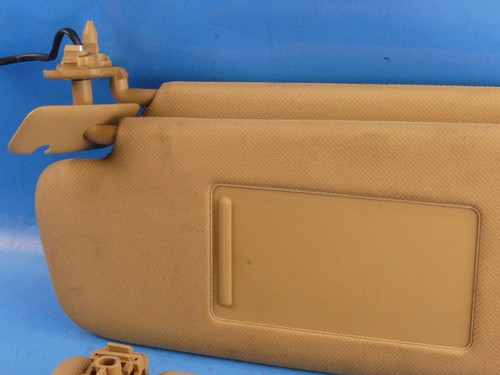 PORSCHE Cayenne 955 9PA Sonnenblenden Sonnenblende links rechts sandbeige - Picture 3 of 8