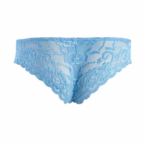 Sissy Pouch Panties Men Lace Bikini Briefs Thong Mesh Crossdress Underwear - Bild 28 von 85