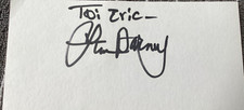 LEM BARNEY Personally Autographed Signed NFL Card LIONS FreeShip HOF