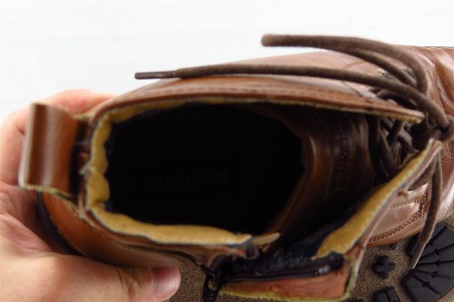 Madden Botines Hombre Talla 9.5 M Marrón Puntera Almendra Sintético - Imagen 11 de 11