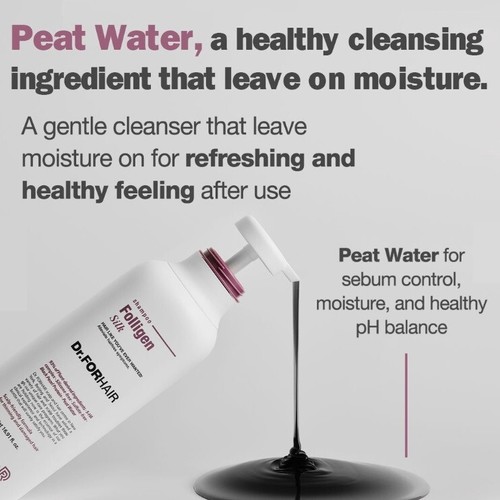 DR.FORHAIR Folligen Silk Shampoo 70ml Healthy Growth Hair Long-Lasting Volume - Picture 11 of 21