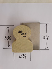 Shaper / Molder Custom Corrugated Back Knives For 2 3/8" x 3 3/16 Handrail