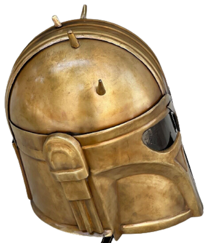 Casco medieval Starwars BobaFett casco mandaloriano larp guerrero cosplay casco - Imagen 3 de 4