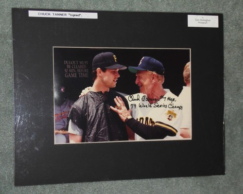 CHUCK TANNER 11 X 14" WORLD SERIES 1979 CHAMPIONS TYPE 1 PHOTOGRAPHY - Picture 2 of 3