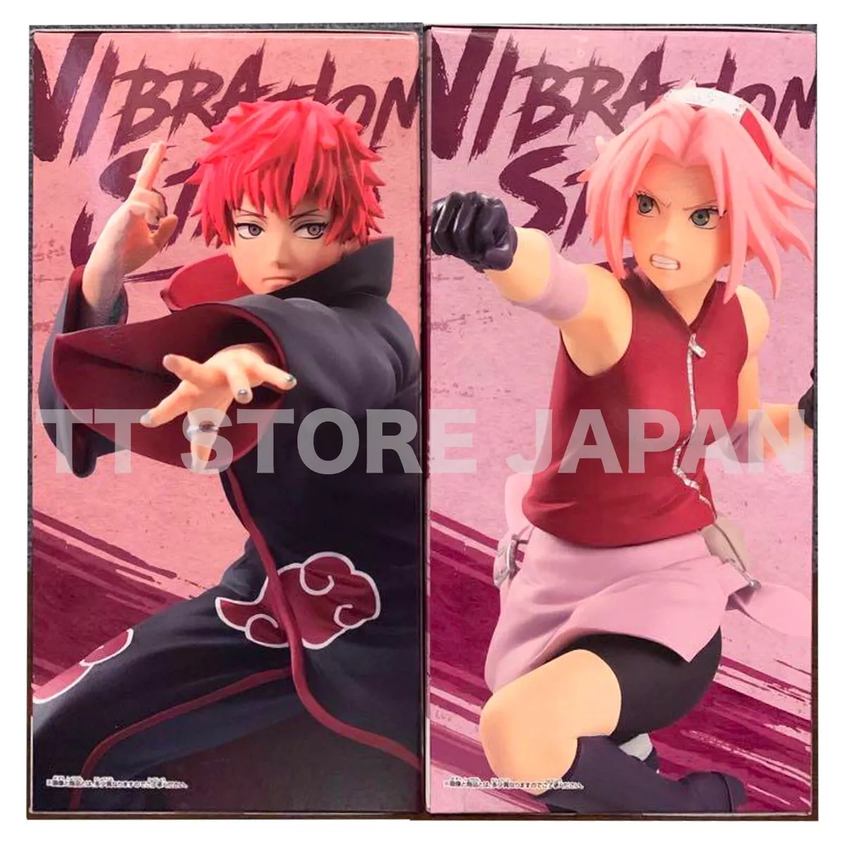 NARUTO Sasori Sakura Haruno Figure Set of 2 VIBRATION STARS