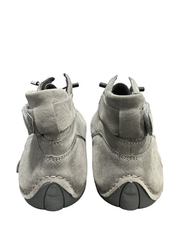 LDeck Italian Handmade Suede Luxury High Top Shoes Mens Sz 11.5 Grey Loafers - Picture 6 of 13
