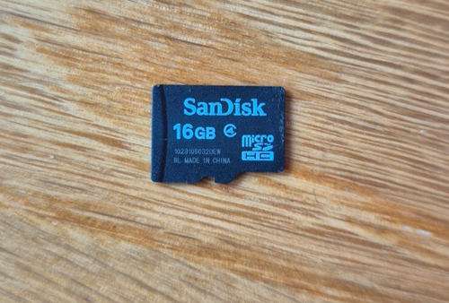 SanDisk 16GB MicroSDHC Speicherkarte