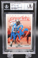 TONY ROMO SIGNED 2003 UPPER DECK MVP #341 ROOKIE CARD RC AUTOGRAPH BECKETT BAS TONY ROMO SIGNED 2003 UPPER DECK MVP #341 ROOKIE CARD RC AUTOGRAPH BECKETT BAS