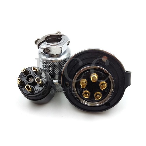 GX25 5 Pin Aviation Cable Connector,IP44 Waterproof Connector Plug Socket - Picture 3 of 7