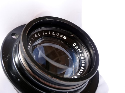 Carl Zeiss Jena Tessar, 13.5cm, Clean Glass, Ideal To Adapt Medium 6x6, Brass - Picture 3 of 21