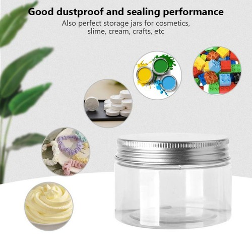 60x PET Plastic Food Storage Jars Bottles Aluminum Lid Leakproof Multi-Use DIY E - Picture 7 of 16