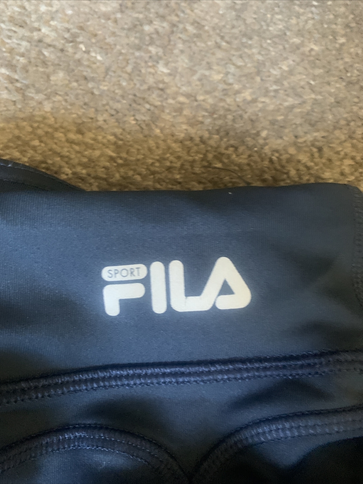 FILA Sport leggings donna blu medio vita alta