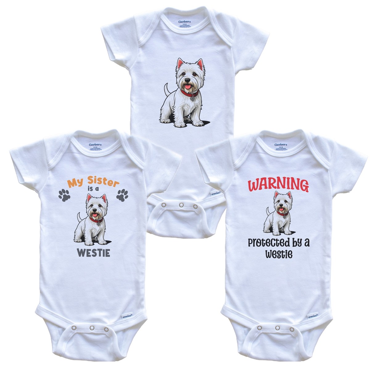 Westie World Bodysuit Westie World Bodysuit
