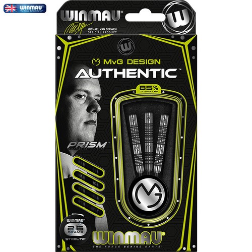 Winmau Steel Darts MvG Michael van Gerwen Authentic 85% Steeltip Steeldart - Picture 10 of 15
