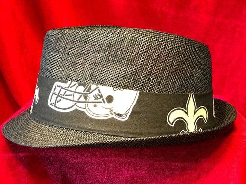 NFL New Orleans Saints Unisex Sommer Fedora Panama Strohhut mit Band - Bild 17 von 32