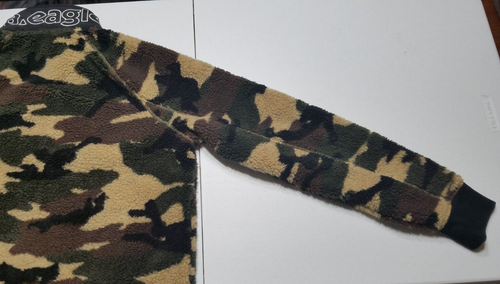 American Eagle ae.USA Full Zip Sherpa Fleece Camouflage Lined Jacket Men's M - Picture 17 of 18