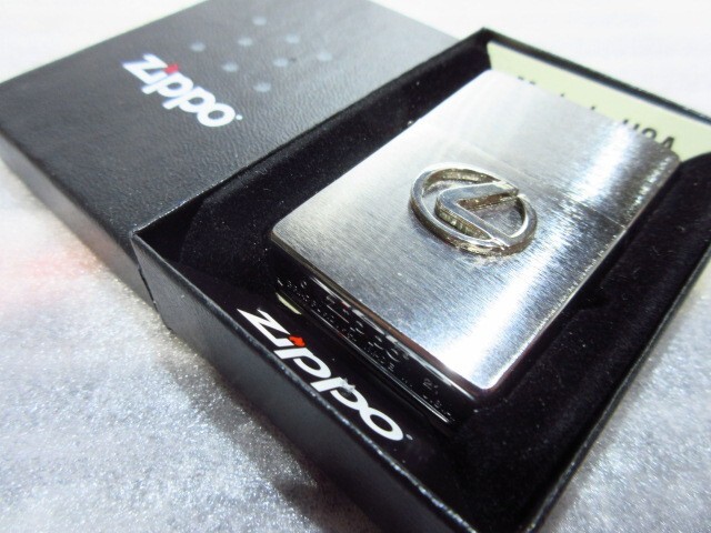 Zippo Oil Lighter Lexus Emblem Logo Silver Brass Regular Zippo Oil Lighter Lexus Emblem Logo Silver Brass Regular