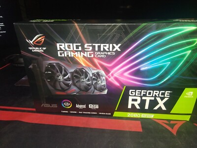 ASUS ROG-STRIX-RTX2080S-A8G-GAMING RTX 2080 SUPER 8GB Graphics