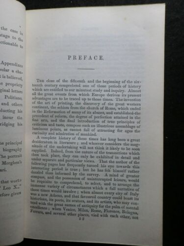 The Life of Lorenzo de Medici by William Roscoe (1851) Magnificent, Fine Binding - Picture 5 of 13
