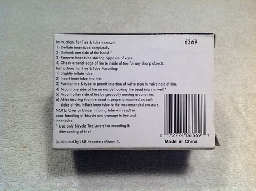 Kenda Fahrradschlauch 14x1,75 mit Schraderventil von Pyramid Accessories NOS - Bild 2 von 2