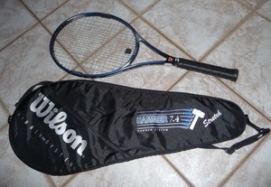 Wilson-Hammer-7-4-Stretch-110-Tennis-Racquet-Racket-4-1-2-Grip-w-Case