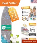 Turbo Heat Reflective Ironing Board Cover - 100% Cotton & Fast Wrinkle Removal