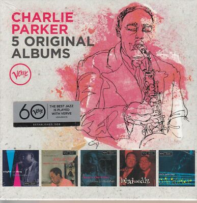 Charlie Parker / Night & Day, April in Paris, Plays Cole Porter u.a. (5 CDs,NEU)