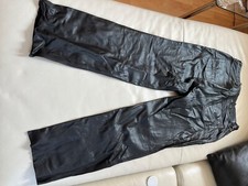 Harley Davidson Motorcycle Pants Lady Genuine Leather 34