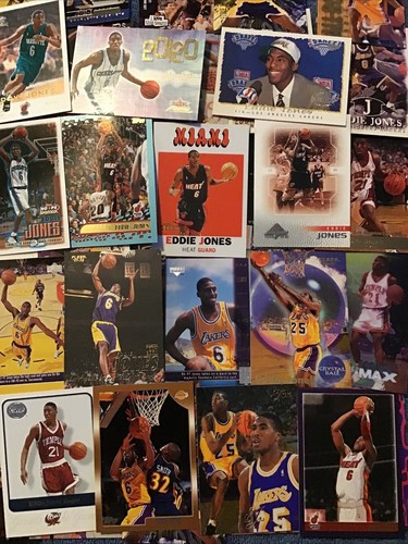 Lote de 50 tarjetas de varios años - Eddie Jones - Temple Owls LA Lakers Hornets Heat - Imagen 3 de 5