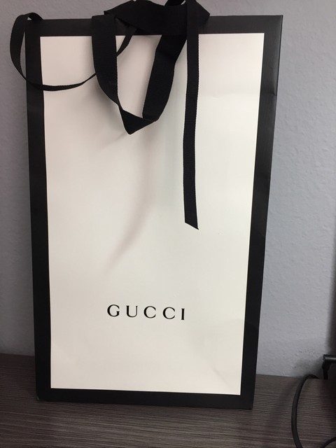 gucci plastic bag