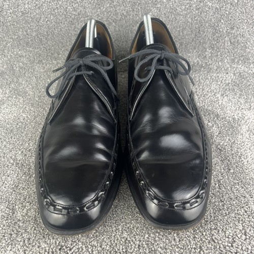 Barker Of Earls Barton schwarze Leder Derby Schuhe geflochtene Nähte Größe UK 8,5 G - Bild 3 von 11