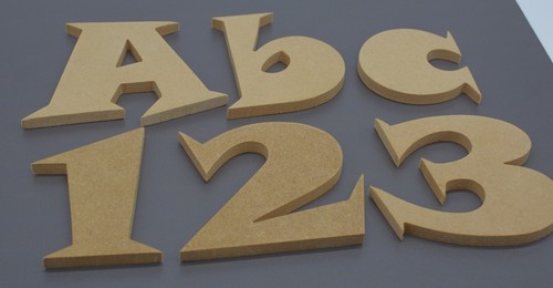 MDF letters-numbers-10 cm to 50 cm high-Snao font-Hand made-Names- - Picture 6 of 11