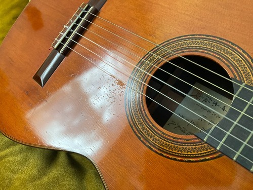 Sakazo Nakade custom (600E) classical guitar 1969 – solid wood, japan MIJ - Picture 17 of 23