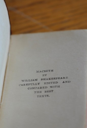 Rare Knicker Bocker 1920's William Shakespeare Mini Books Macbeth - Picture 8 of 8