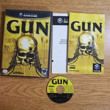 Gun (Nintendo GameCube, 2005) Manual included Tested with a Good Disc