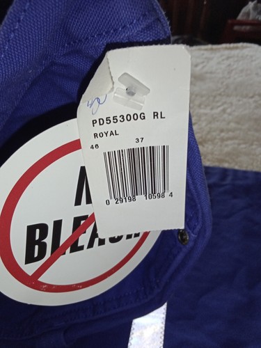 NWT Walls Men Work pants High Visibility. 46x30. Rise 14". Blue. - Picture 7 of 17