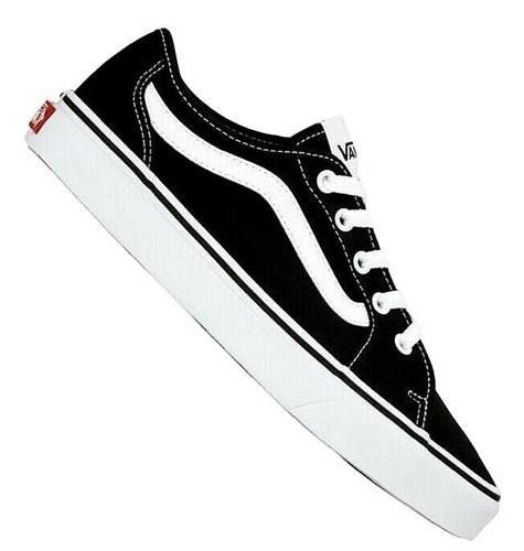 Nuevo Para mujeres Vans Filmore Decon Trainers Tira Lateral Negro/Blanco Verdadero 5200046356 - Imagen 7 de 9