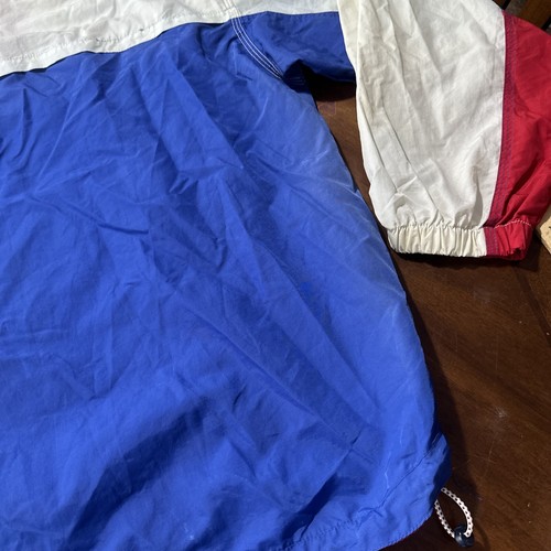 Vintage Tommy Hilfiger Red White + Blue Anorak Jacket Large - 第 10/10 張圖片