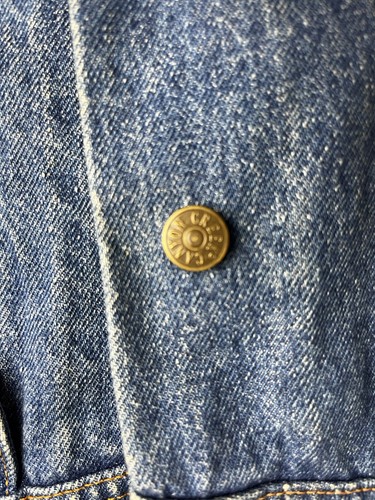 Storm Rider By Canyon Creek Blanket Lined Denim Jacket Vintage 40 T/G - Bild 9 von 9