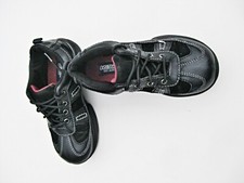 Boys Oshkosh Casual Black Shoe Tie Up Size 11 Comfortable