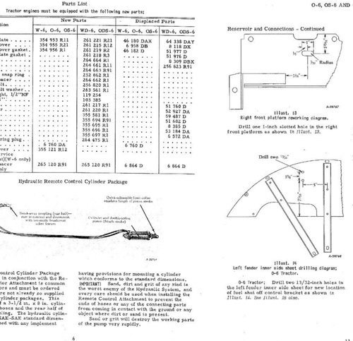 IH McCormick Super W-6 O-6 OS-6 WD-6 Hydraulic Remote Auxiliary Control Manual - Picture 5 of 11