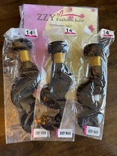 14” Body Wave Hair Bundle - Brown