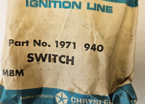 1960-1961 Dodge Plymouth Desoto Horn Contact Switch 1971940 NOS - Picture 6 of 7
